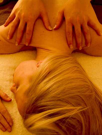 Back massage at Bodysgallen Spa Back massage at Bodysgallen Spa