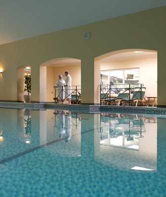 Swimming pool at Bodysgallen Spa