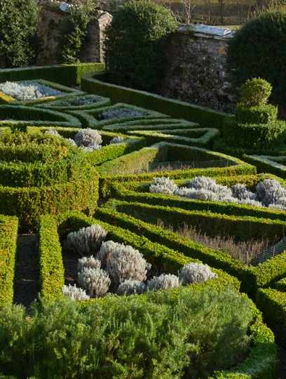 Rare 17th century parterre at Bodysgallen Hall Rare 17th century parterre at Bodysgallen Hall