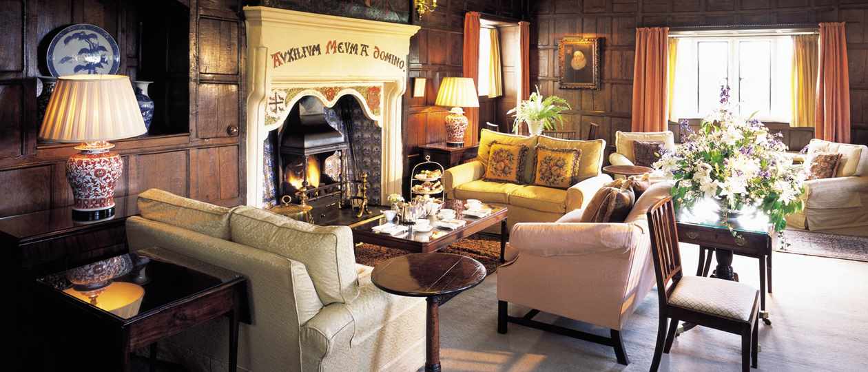 Historic drawing room at Bodysgallen Hall Historic drawing room at Bodysgallen Hall