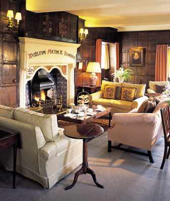 Historic drawing room at Bodysgallen Hall Historic drawing room at Bodysgallen Hall