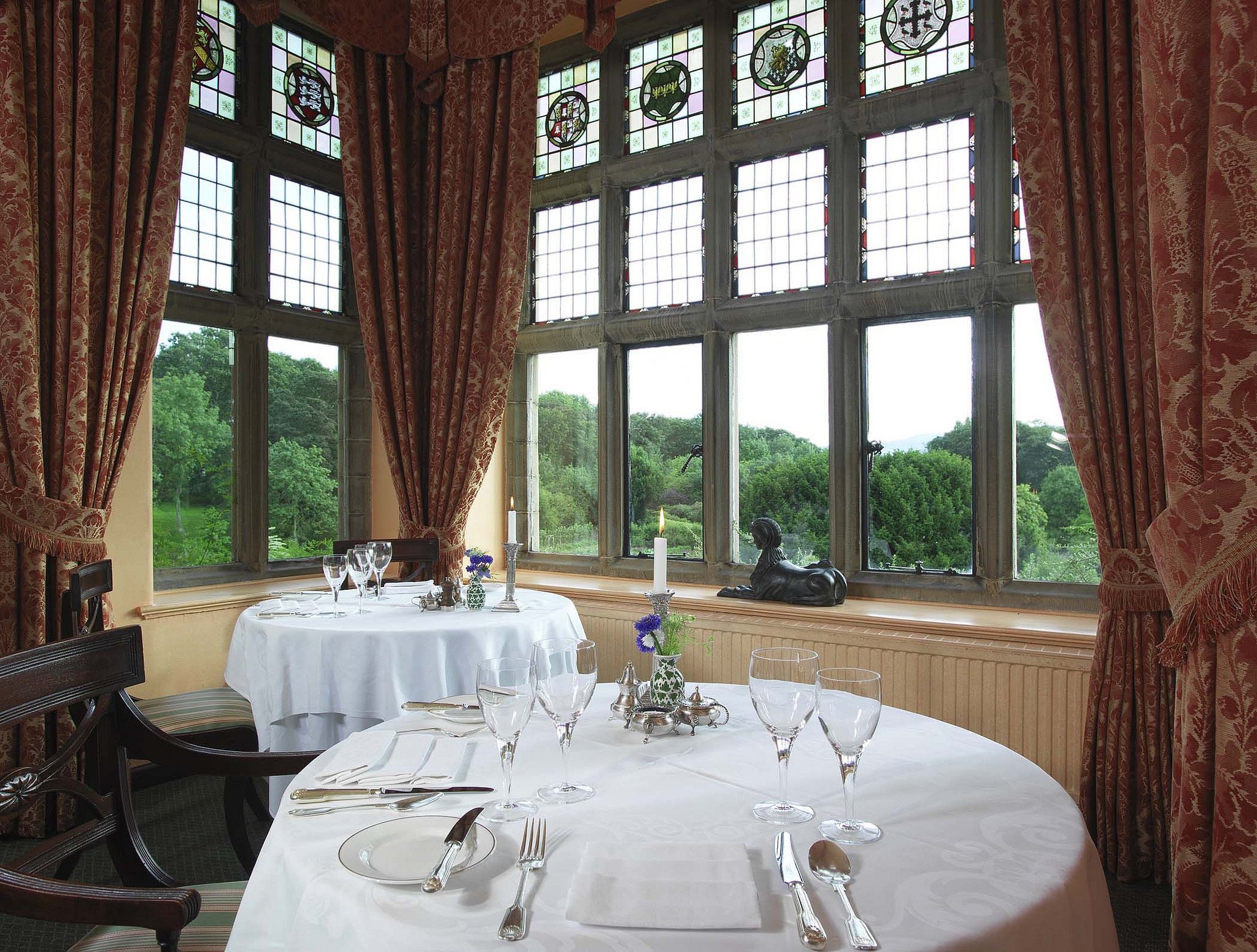 Dining alcove in Bodysgallen Hall Dining Room
