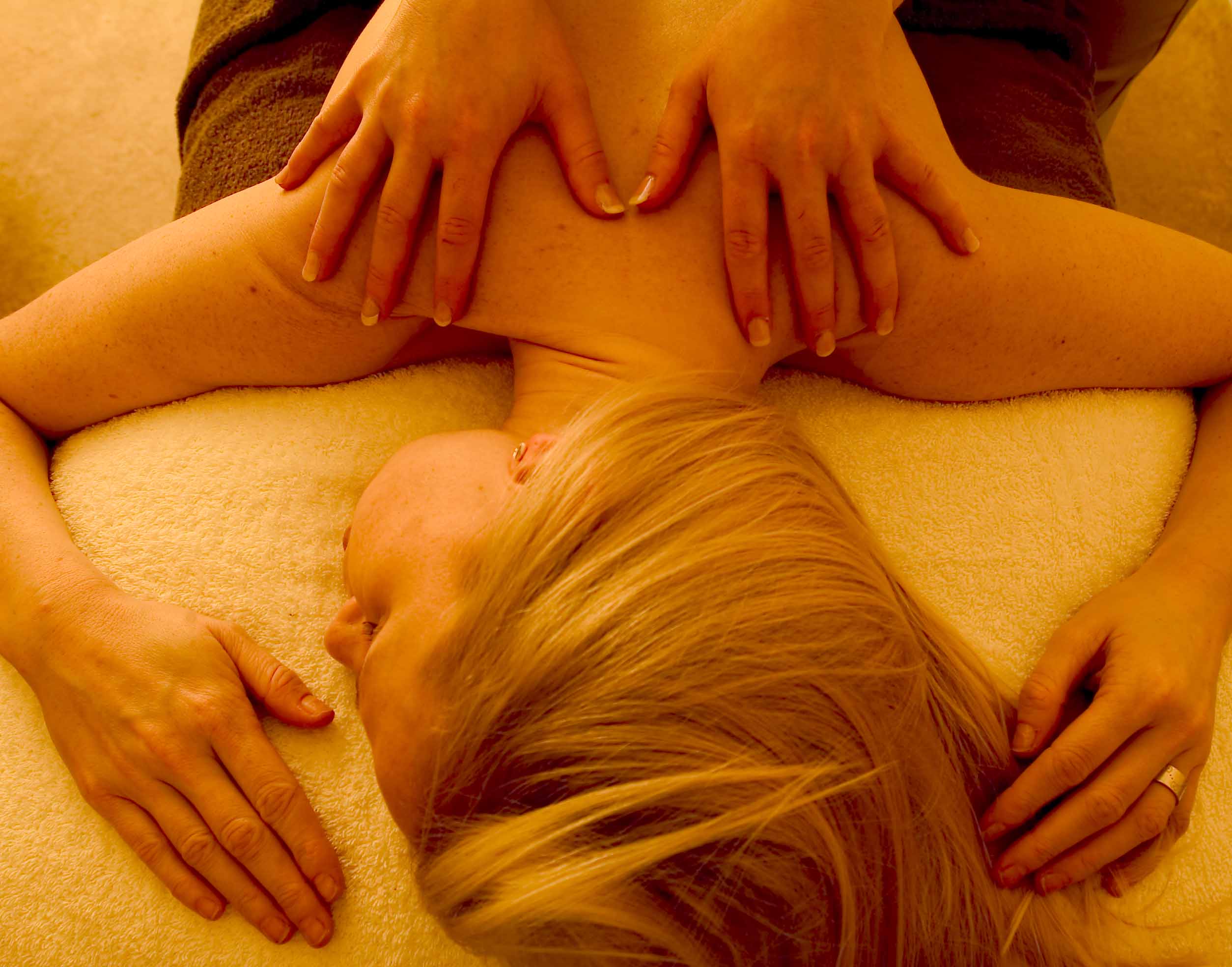 Back massage at Bodysgallen Spa