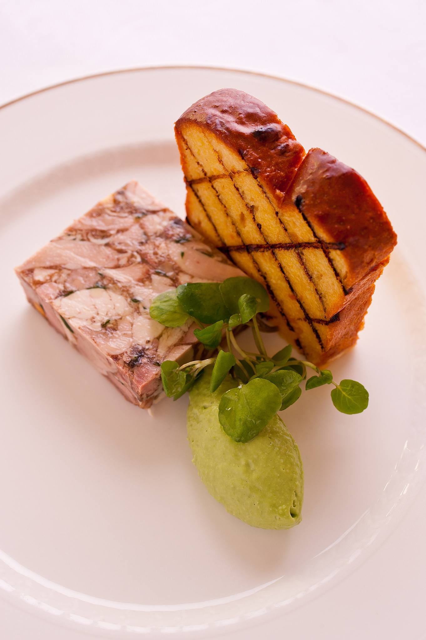 Food shot at Bodysgallen Hall