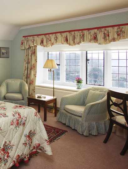 Snowdonia View bedroom at Bodysgallen Hall