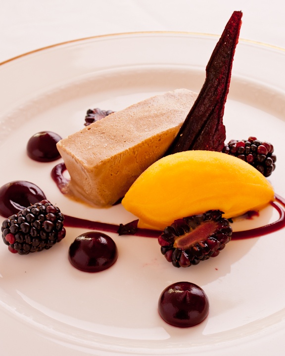 Dessert dish at Bodysgallen Hall