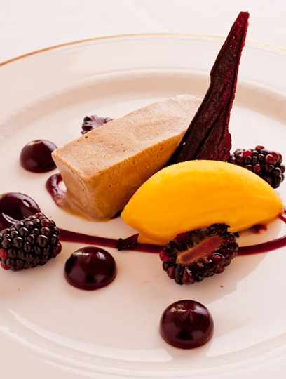 Dessert dish at Bodysgallen Hall Dessert dish at Bodysgallen Hall