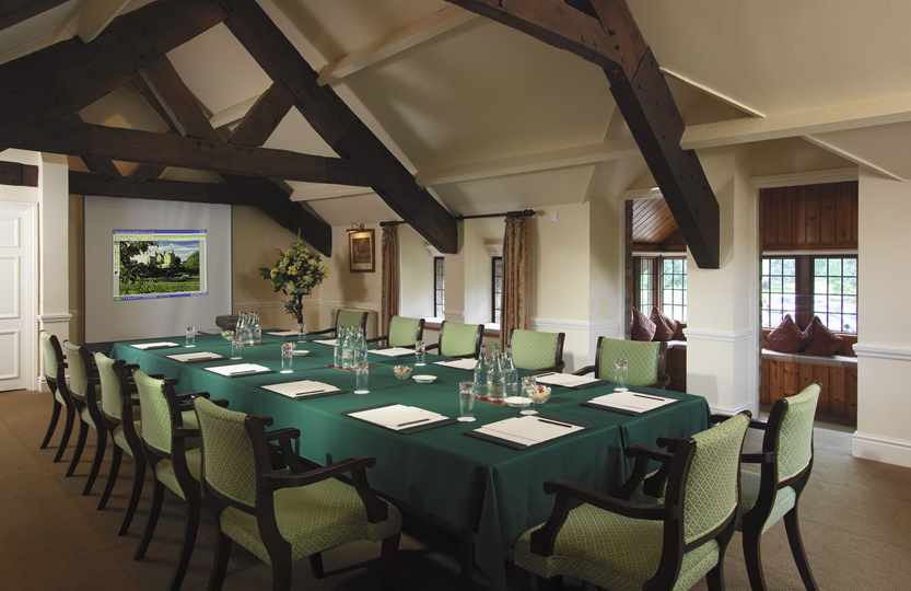 Board room meeting in Upper Wynn Room at Bodysgallen Hall