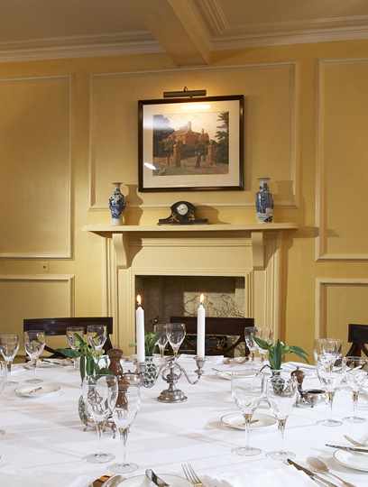 Private dining in the South Dining Room at Bodysgallen Hall