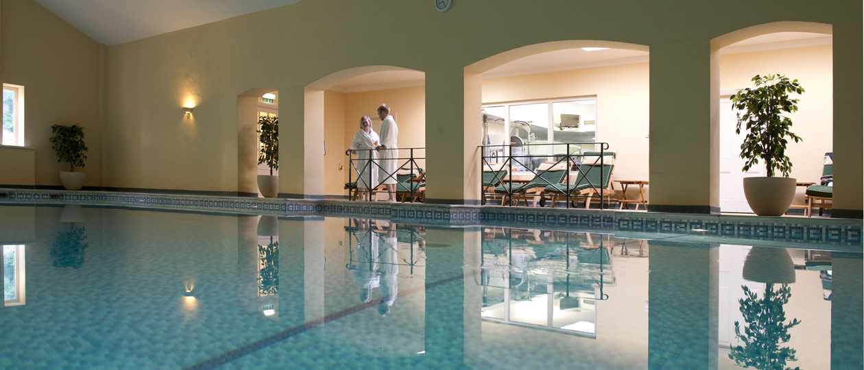 Swimming pool at Bodysgallen Spa