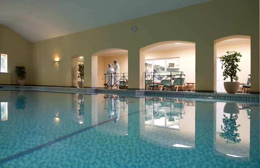 Swimming pool at Bodysgallen Spa