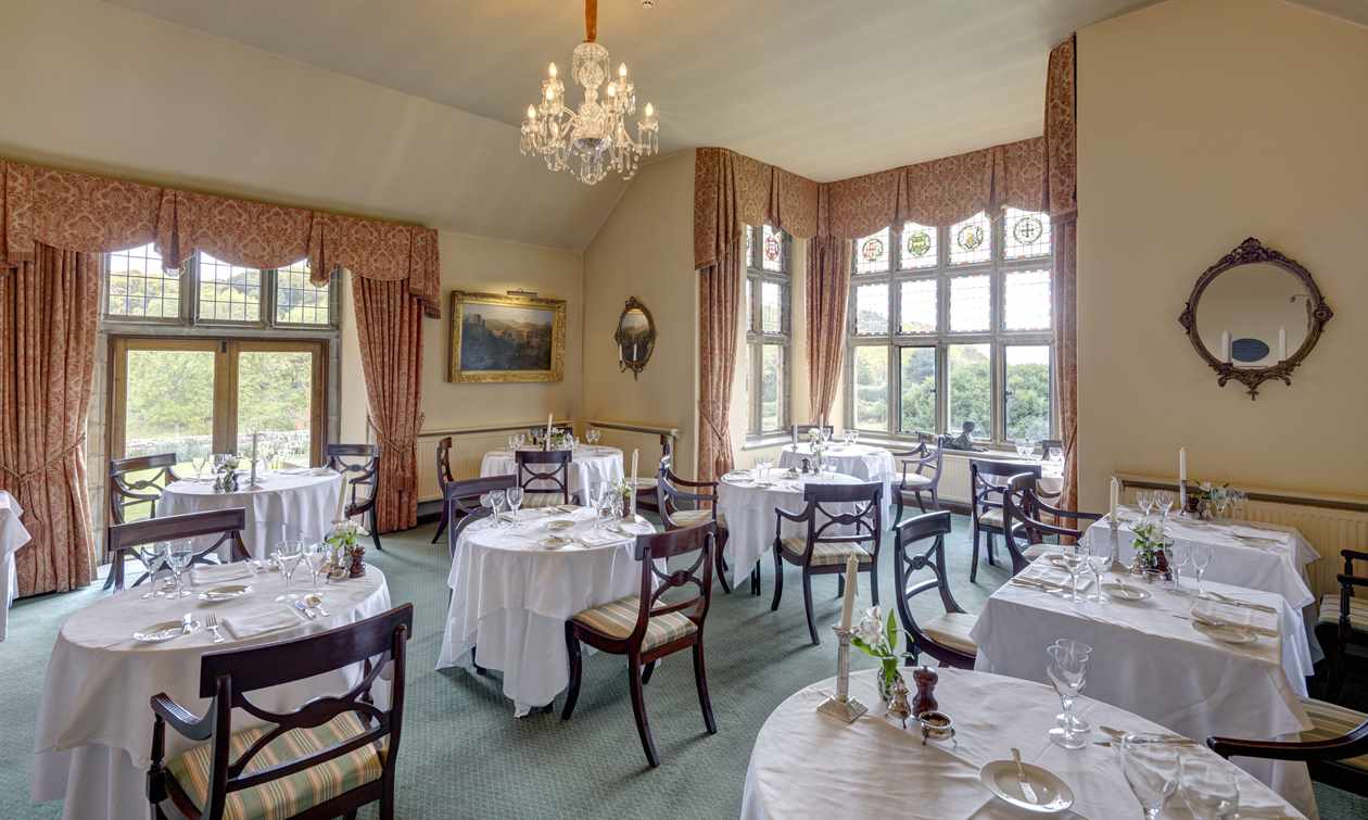 The Dining Room at Bodysgallen Hall