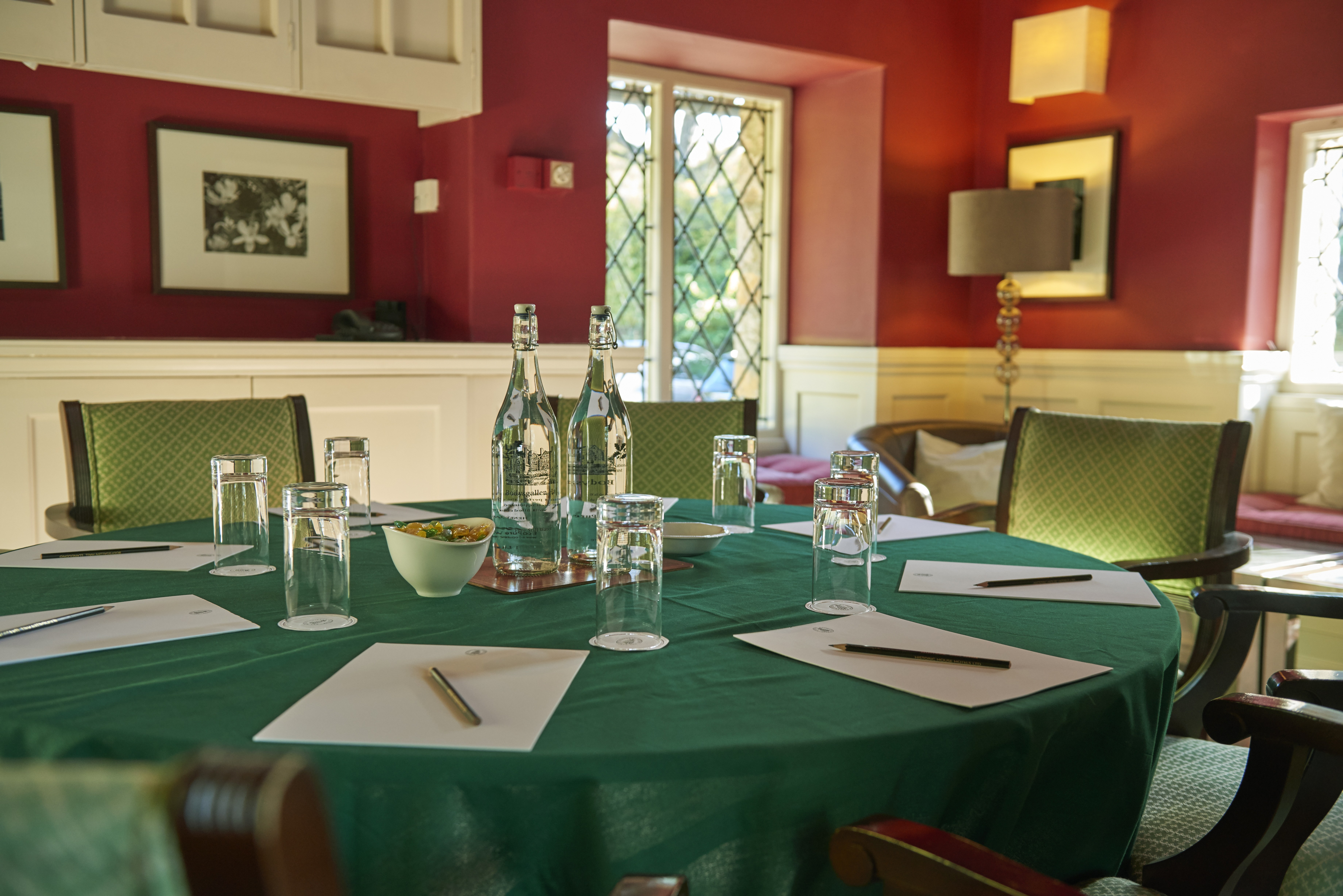 Breakout meeting in Tack Room at Bodysgallen Hall