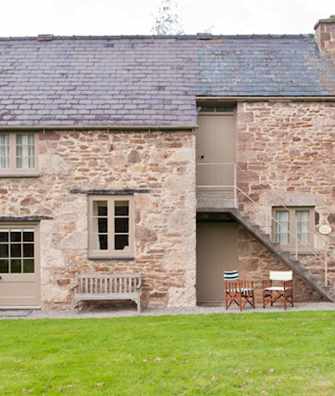 Exterior of The Smithy and Bank Prospect Bodysgallen Spa Cottages Exterior of The Smithy and Bank Prospect Bodysgallen Spa Cottages