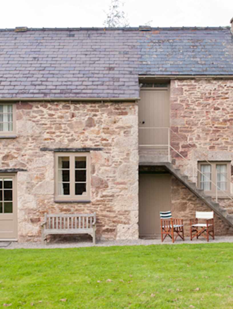 Exterior of The Smithy and Bank Prospect Bodysgallen Spa Cottages Exterior of The Smithy and Bank Prospect Bodysgallen Spa Cottages