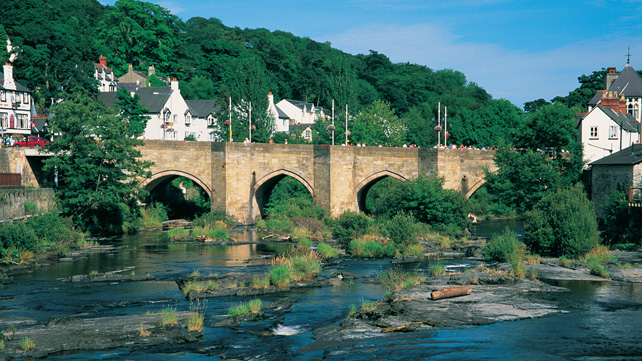 Bridge at Llangollen in North Wales