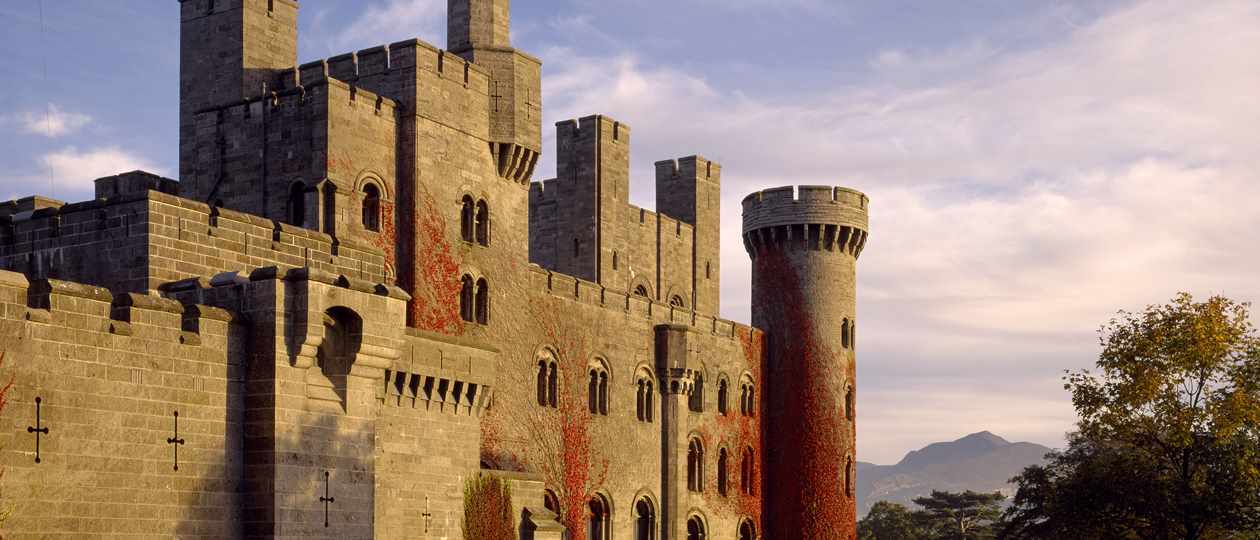 National Trust Penrhyn Castle in North Wales