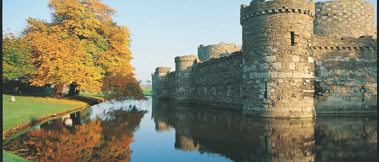 Beaumaris Castle on Anglesey, North Wales