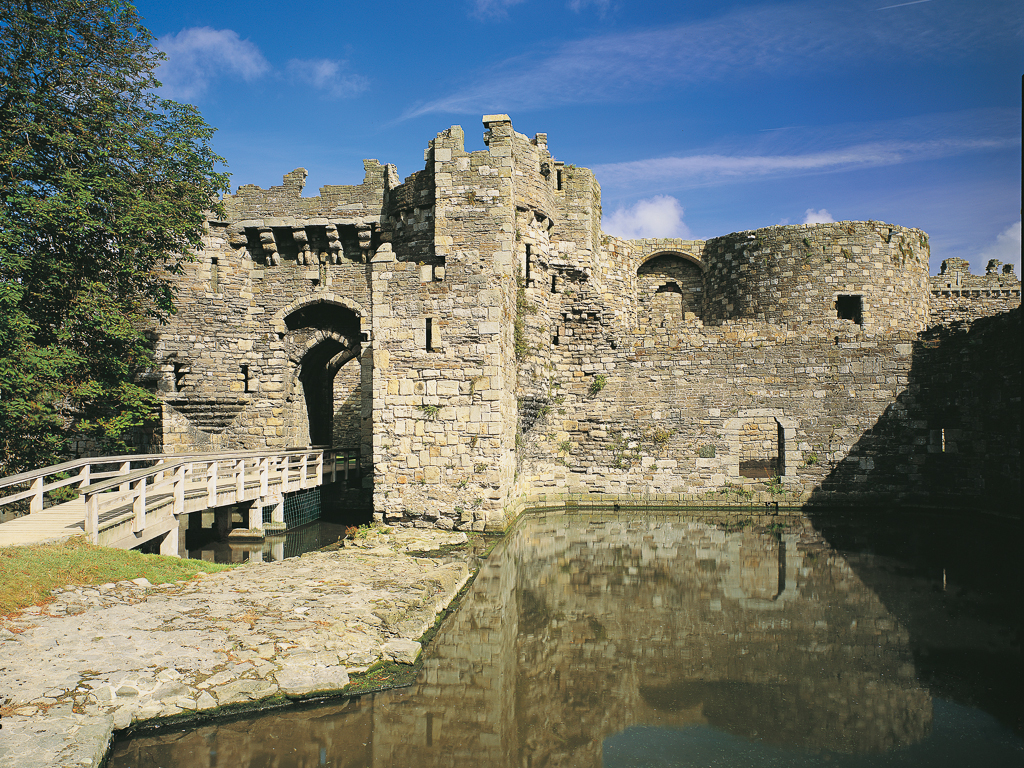 Beaumaris Castle on Anglesey, North Wales