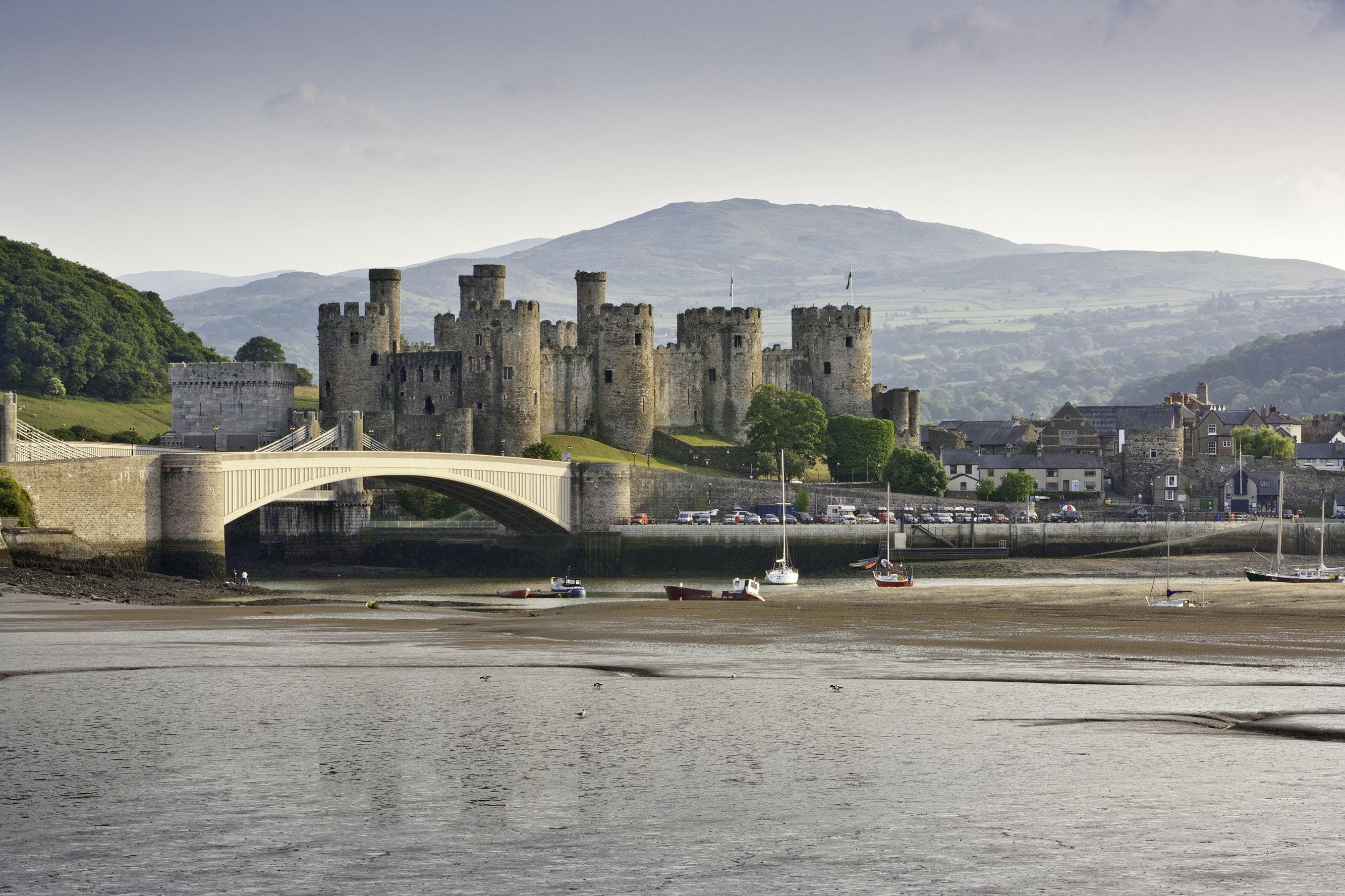 Conwy Castle in North Wales