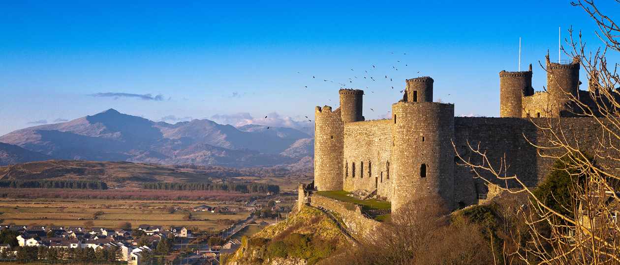 Harlech Castle in North Wales Harlech Castle in North Wales