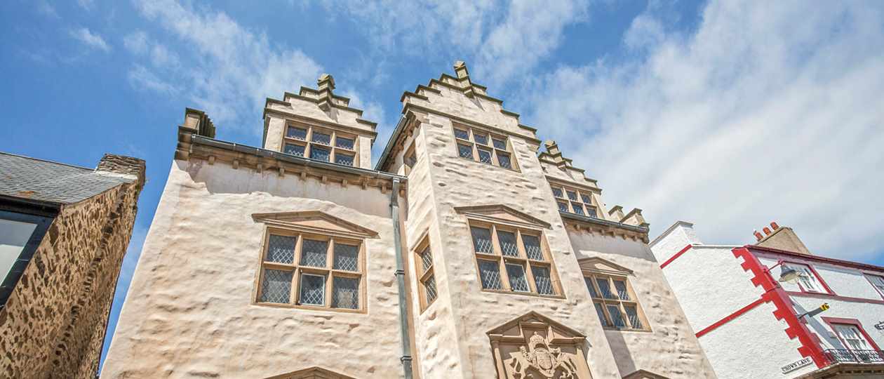 Plas Mawr in Conwy, North Wales Plas Mawr in Conwy, North Wales