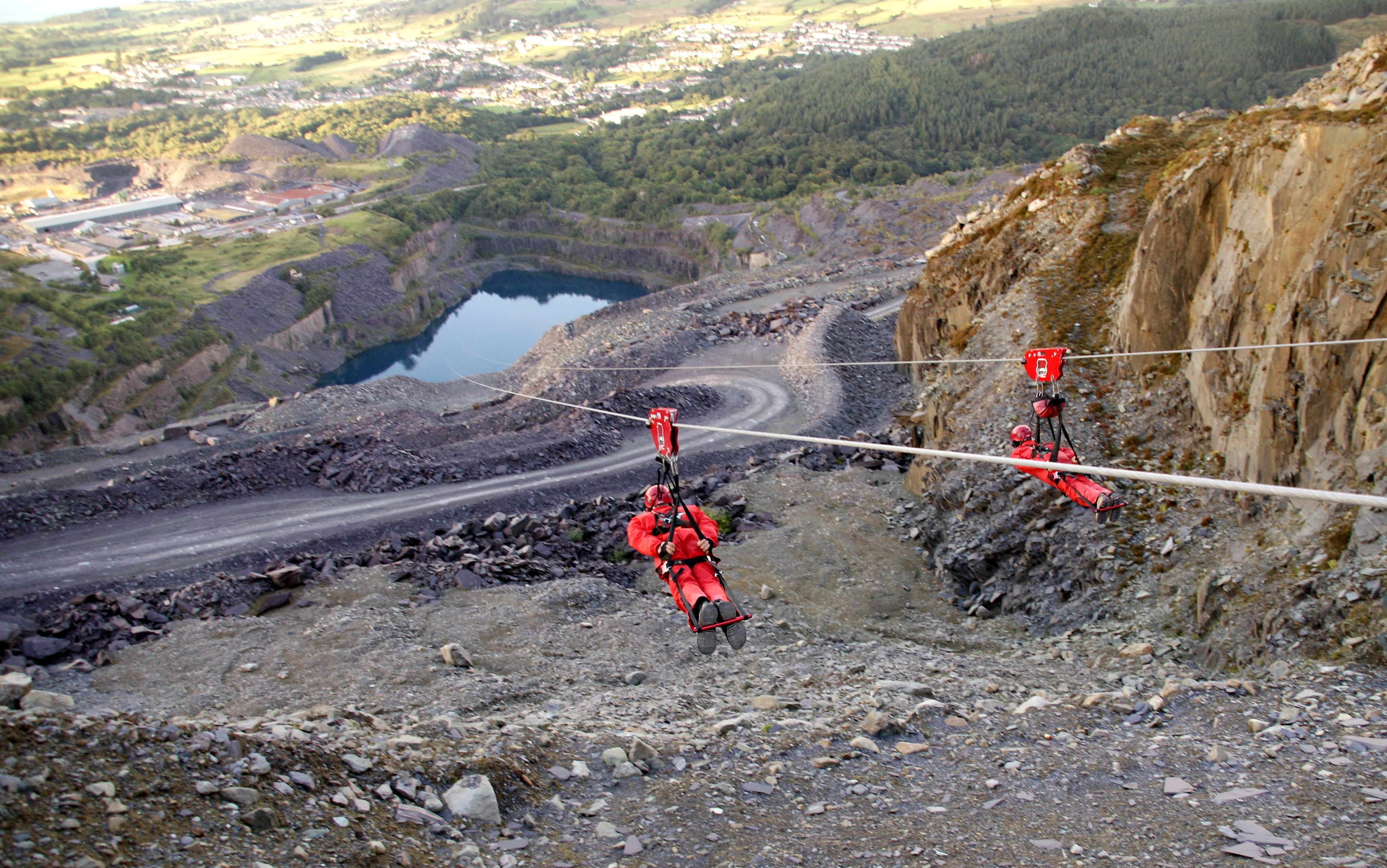 Velocity Zip World in Snowdonia, North Wales