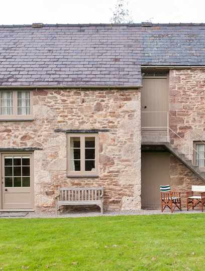 Exterior view of The Smithy and Bank Prospect cottages at Bodysgallen Hall Exterior view of The Smithy and Bank Prospect cottages at Bodysgallen Hall