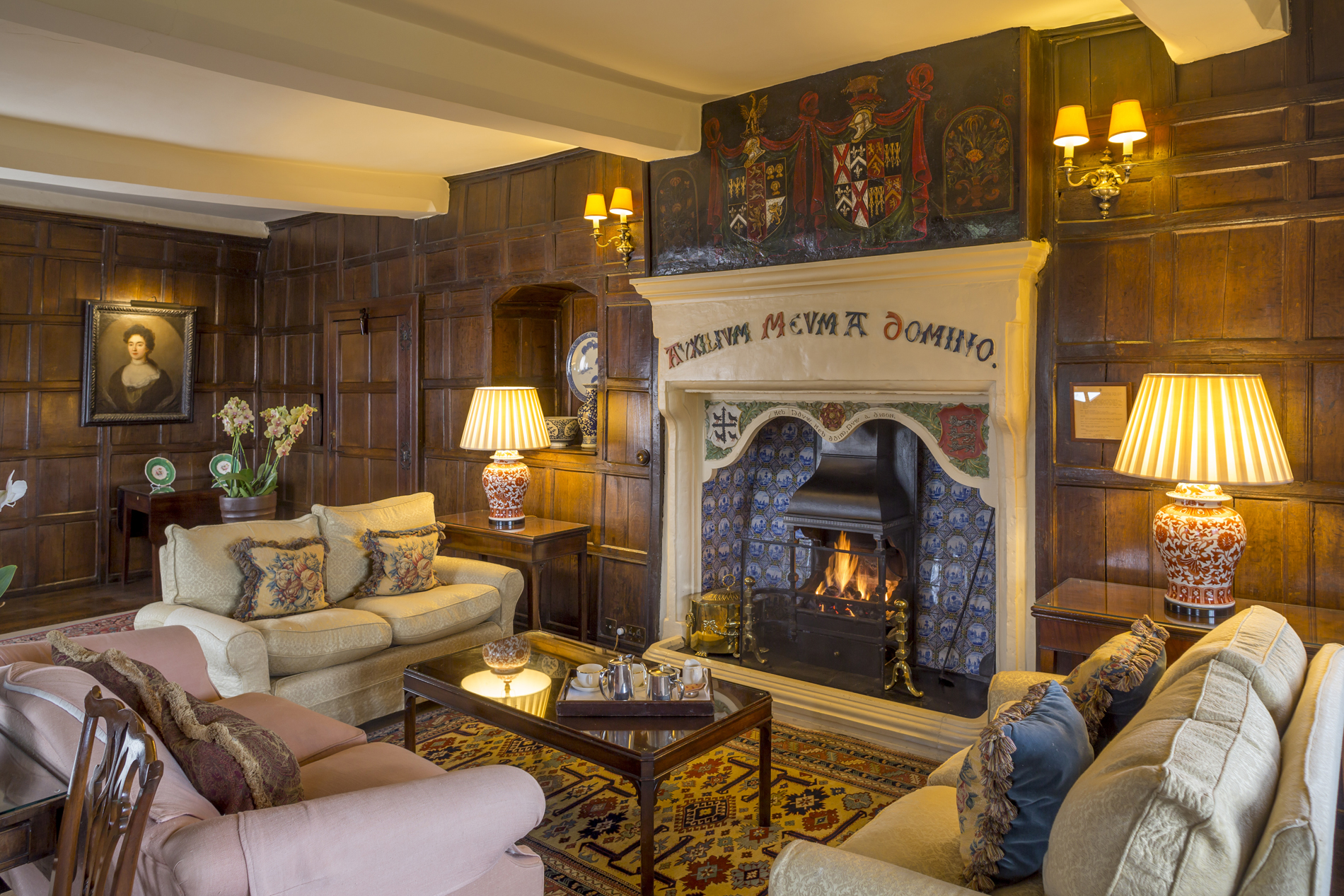 Coffee in the Drawing Room at Bodysgallen Hall