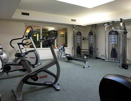 The gymnasium at Bodysgallen Spa The gymnasium at Bodysgallen Spa
